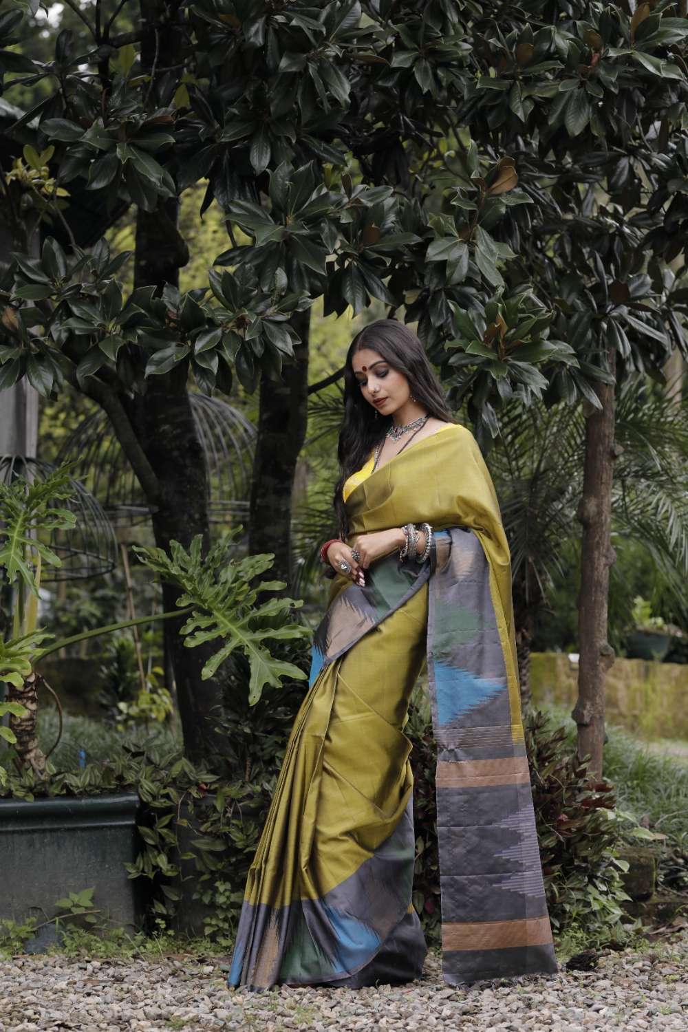 Green Pure Kanjiwaram