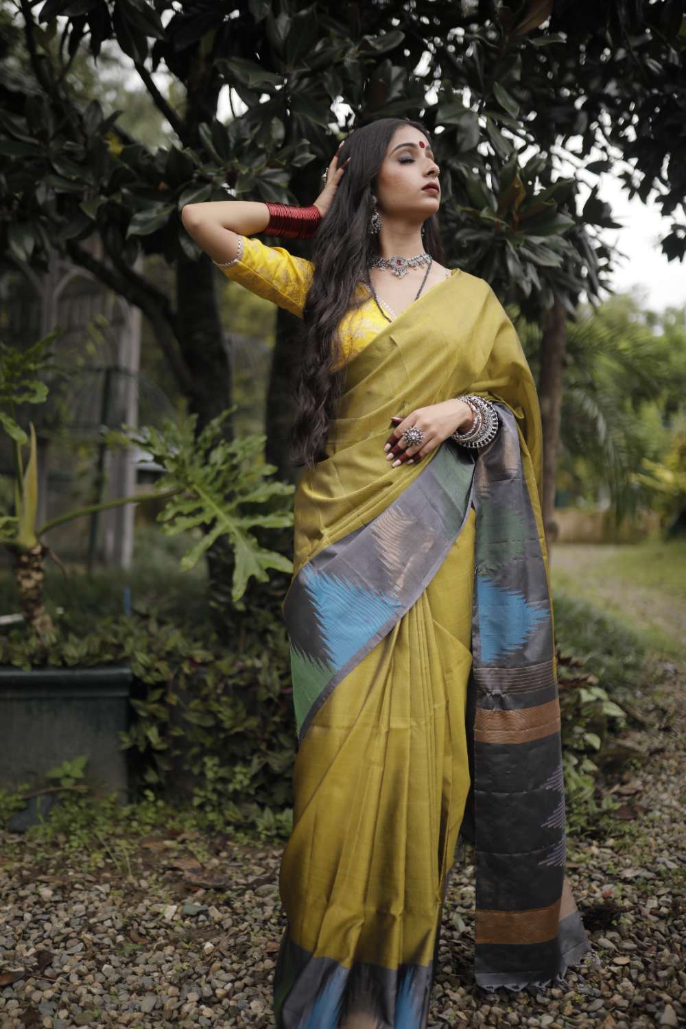 Green Pure Kanjiwaram